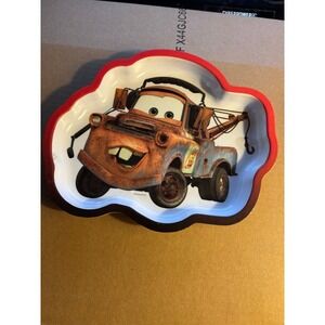 LIGHTING McQUEEN CHILDS PLATE the FIRST YEARS 2010 LEARNING CURVE NICE